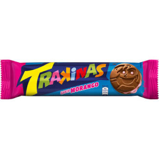 Biscoito Recheado Trakinas Morango 126g