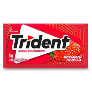 Chiclete Trident Morango 8g